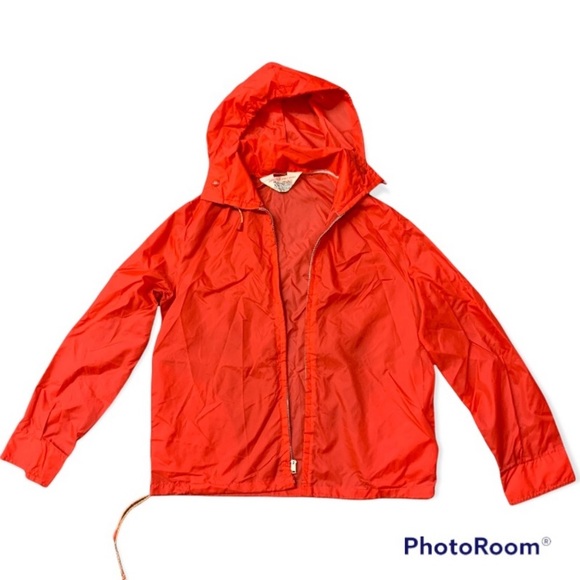 Amerex Other - Vintage Single Stitch Men's Red Nylon Windbreaker Jacket by AMEREX Sport-Series